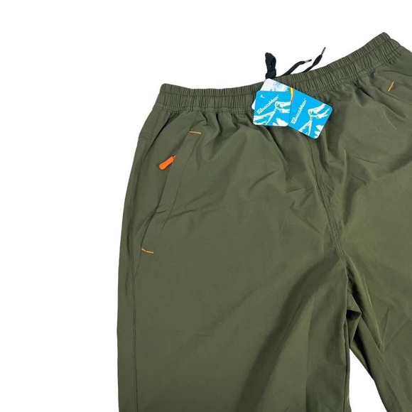 MAGCOMSEN Mens Shorts Sz 34 Quick Dry Athletic Running Shorts Zipper Pockets NWT - Picture 6 of 9